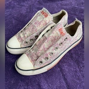 Converse Pink Paisley All-Star Chuck Taylor Womens 8